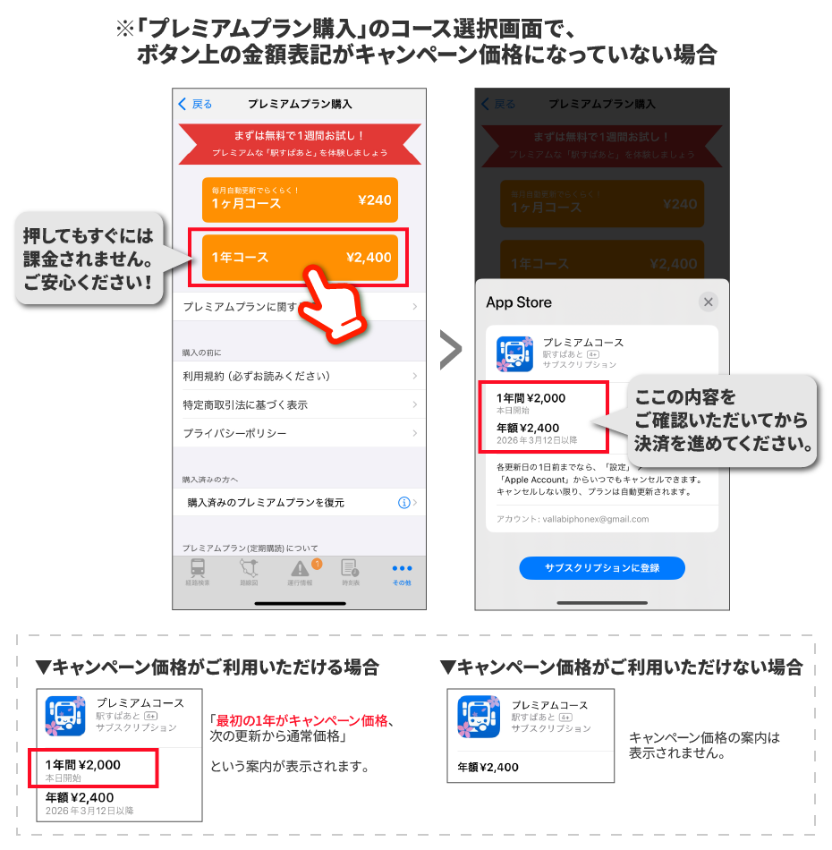 プレミアムプラン購入について！